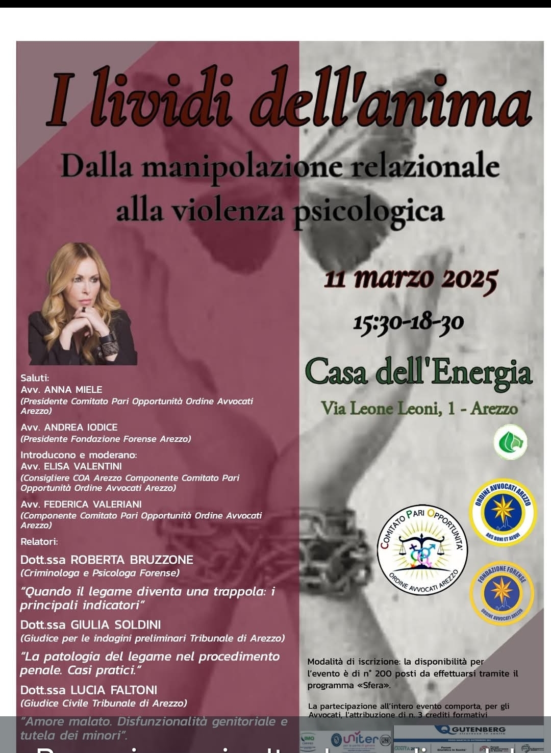 I LIVIDI DELL'ANIMA, dalla manipolazione relazionale alla violenza psicologica;